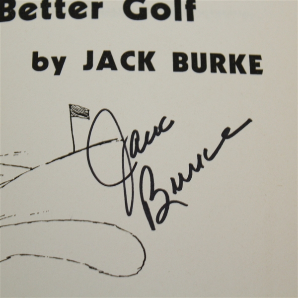 Jack Burke and Gene Littler Signed Golf Books JSA ALOA