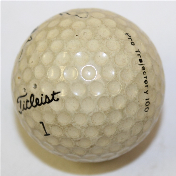 Arnold Palmer Vintage Signed Titleist 1 Golf Ball JSA ALOA