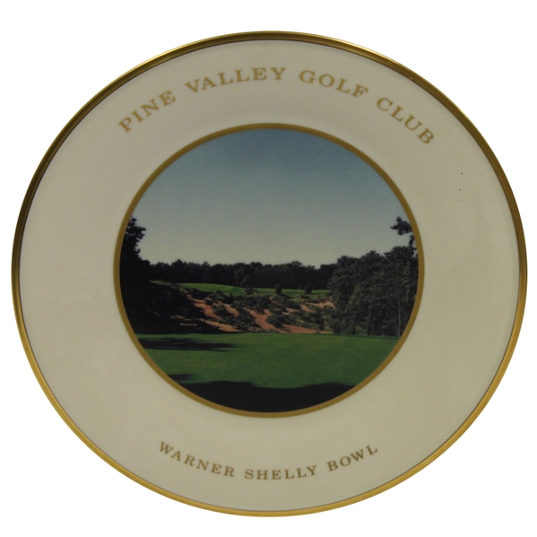 Pine Valley Golf Club Lenox Warner Shelly Bowl - 6th Hole - Barrett Collection