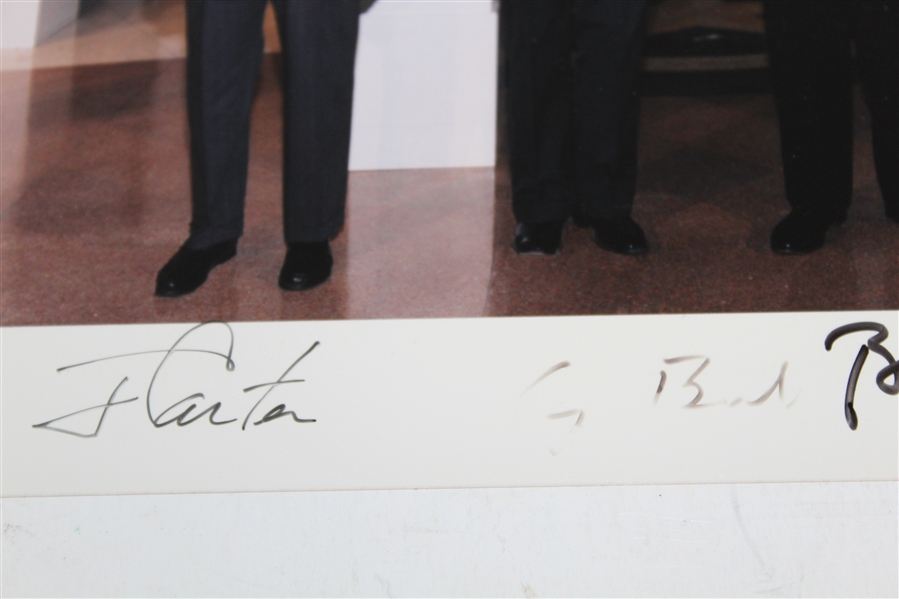 Official White House Photo Belonging to President Ford - Signed by 4 Presidents JSA ALOA - Barrett Collection