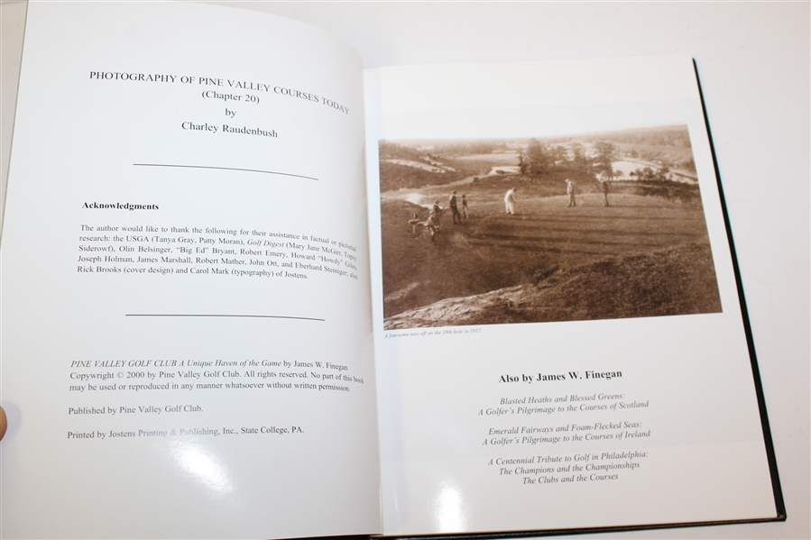 'Pine Valley Golf Club: A Unique Haven of the Game' Golf Book with Slipcase - Barrett Collection