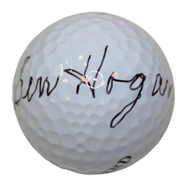 Ben Hogan Signed Hogan-100 Legend Golf Ball Full JSA #Z33794