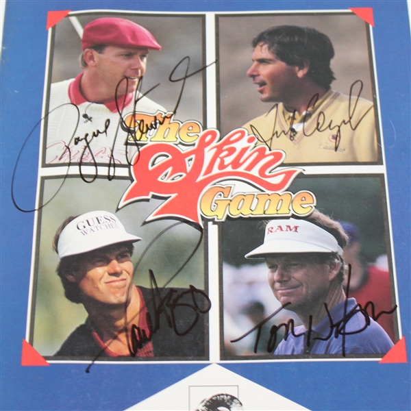 1994 Skins Game Program Signed by Payne Stewart, Tom Watson, Paul Azinger, and Fred Couples JSA ALOA
