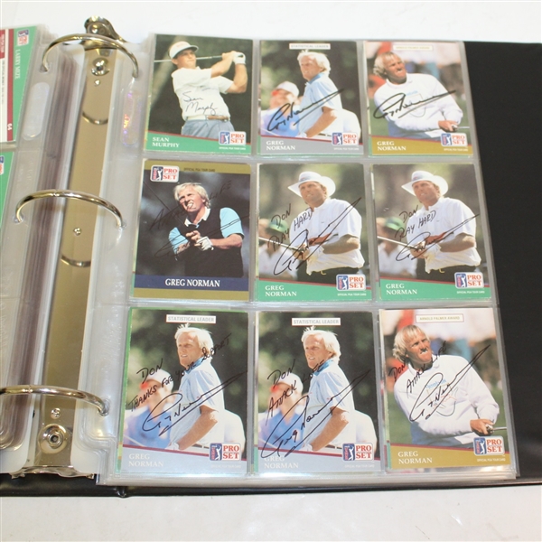 Assorted Signed Golf Cards - Almost Four Hundred Cards! - O'Meara, Daly, Couples, Norman, Faldo and More JSA ALOA