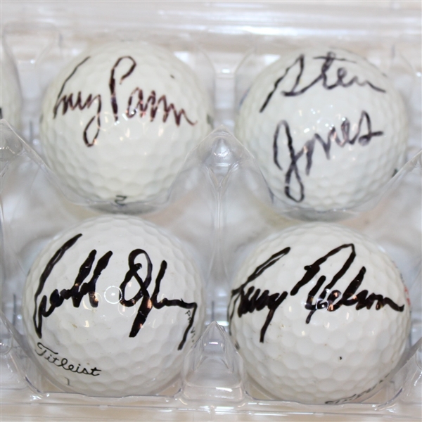 Twelve US Open Champion Signed Golf Balls - Bolt, Miller, Jones and More JSA ALOA