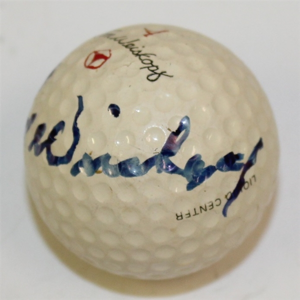 Tom Weiskopf Signed MacGregor Weiskopf Model Golf Ball JSA ALOA