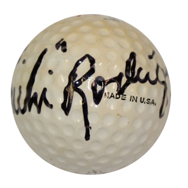Chi Chi Rodriguez Full Signature on Chi Chi Model Golf Ball - Match Marked JSA ALOA