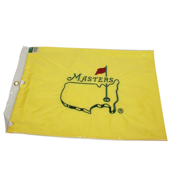 Undated Embroidered Masters Flag in Original Sleeve from ANGC