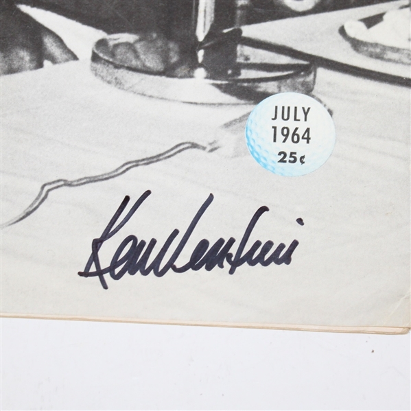 Ken Venturi Signed Items - 'Comeback: The Ken Venturi Story' and Two Magazines JSA ALOA
