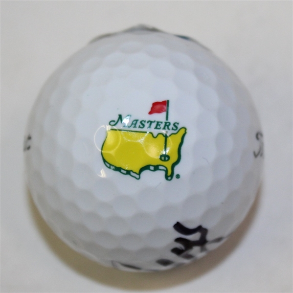 Sergio Garcia Signed Masters Logo Golf Ball Beckett #B75830