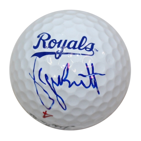 George Brett Signed Personal Golf Ball With Kansas City Royals Logo JSA ALOA
