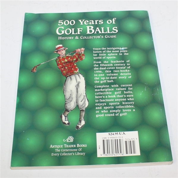 '500 Years of Golf Balls' Signed by Author John F. Hotchkiss Ltd Ed #3 for Golf Collectors Society