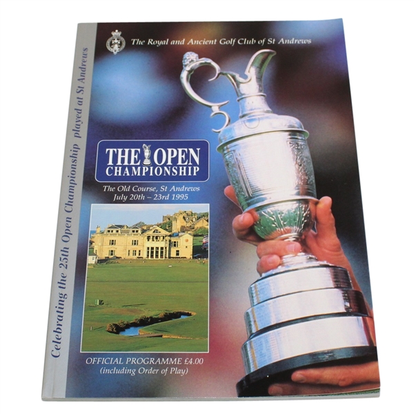 1995 British Open Program - Arnie's Last British Open - Excellent Condition