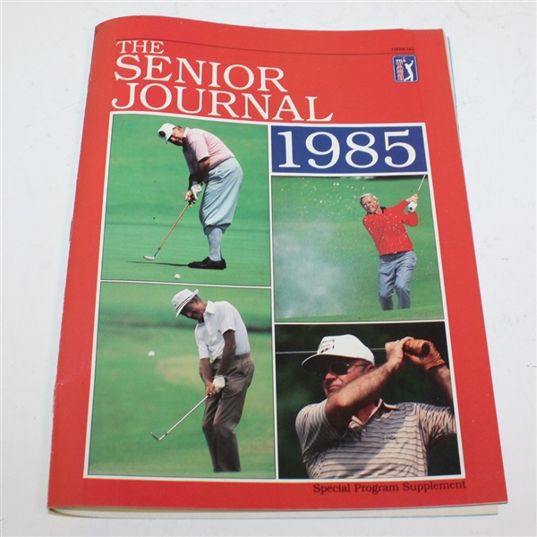 Arnold Palmer Signed 1985 The Senior Journal JSA ALOA