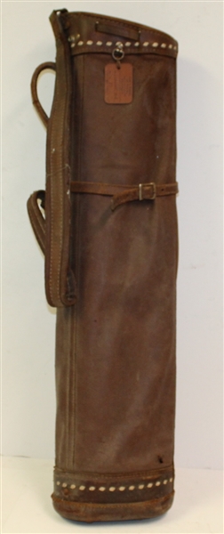 Vintage Leather Golf Bag