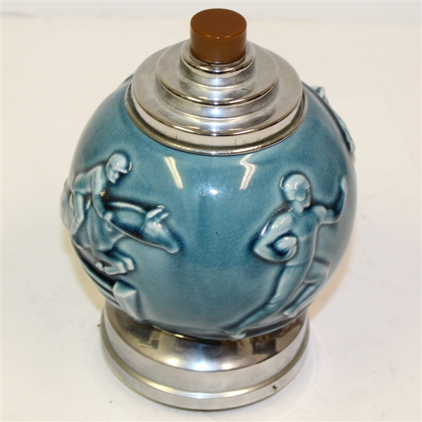 Circa 1940's Rookwood Pottery Ceramic Humidor and Music Box - Roth Collection