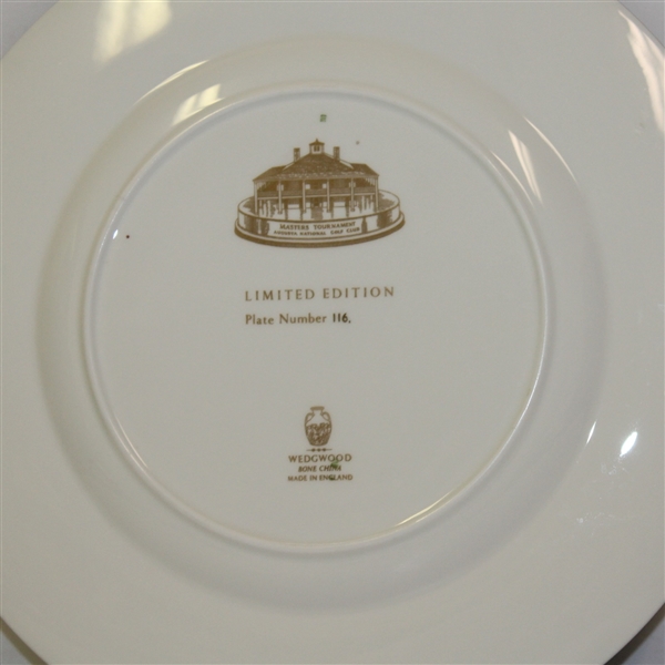 Augusta National Clubhouse Wedgwood Bone China Ltd Ed Plates #115 and #116 - Made in England