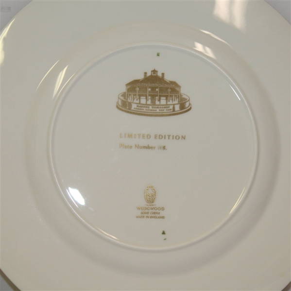 Augusta National Clubhouse Wedgwood Bone China Ltd Ed Plates #115 and #116 - Made in England