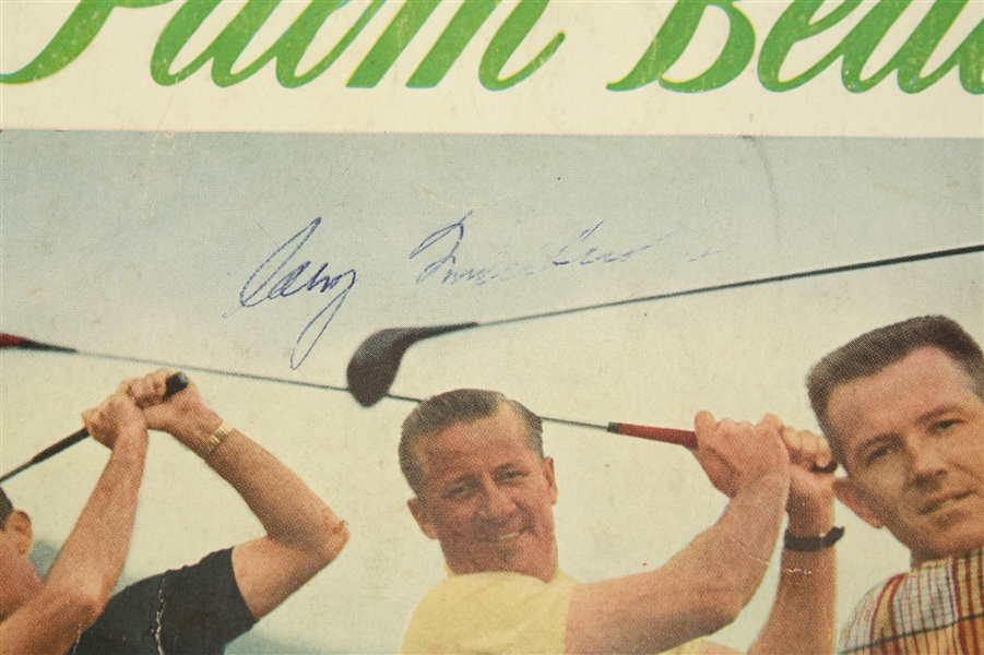 1957 Plam Beach Championship Program Signed by Cary Middlecoff JSA ALOA