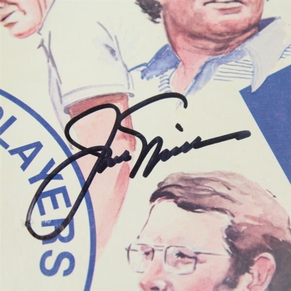 Jack Nicklaus Signed 1976 Tournament Players Championship Program JSA ALOA