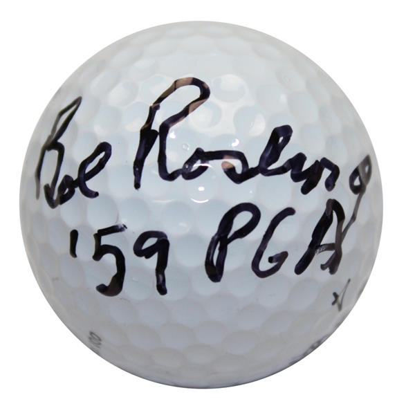 Bob Rosburg Signed Golf Ball - '59 PGA' Inscription JSA ALOA