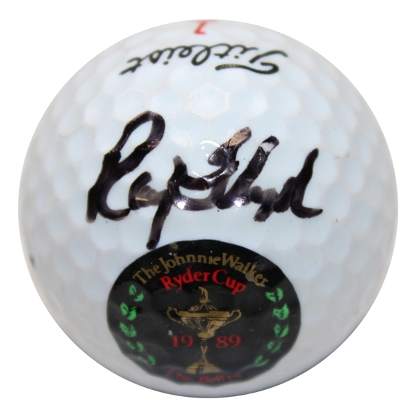 Ray Floyd Signed 1989 The Ryder Cup at The Belfry Logo Golf Ball JSA ALOA