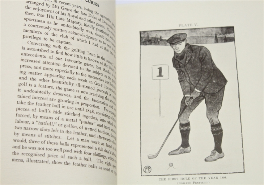 1910 'Golfing Curios and The Like' Signed by Author Harry B. Wood