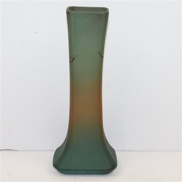Weller Dickensware Vase- Male Golfer - R. Wayne Perkins Collection