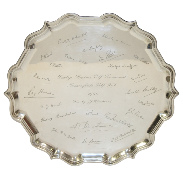 1960 Dunlop Masters Sterling Silver Trophy Won by Jimmy Hitchcock