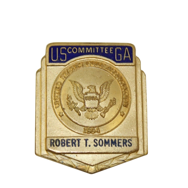 USGA Official Committee Badge Belonging to Robert T Sommers - Robert Sommers Collection
