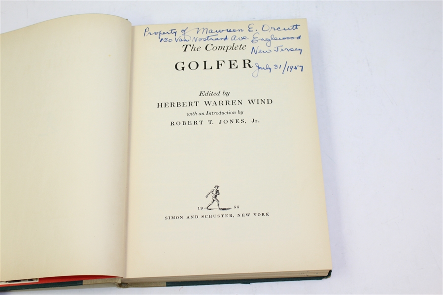 3 Books with Robert Sommers Book Plates - Baltusrol, Year of the Diamond, & The Complete Golfer - Robert Sommers Collection