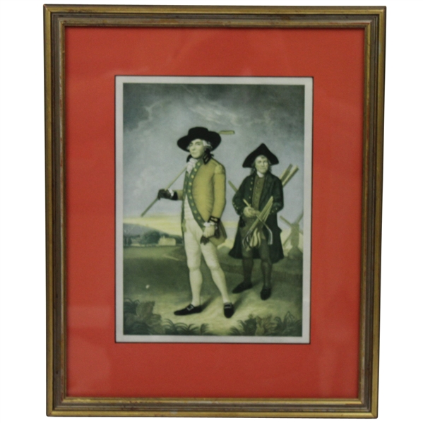 Blackheath Golfer's Framed Print with Facsimile Signature - Robert Sommers Collection