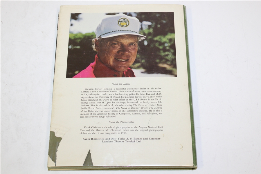 'The Masters: Profile of a Tournament' by Dawson Taylor - Colonel Robert D. Jones Book Plate