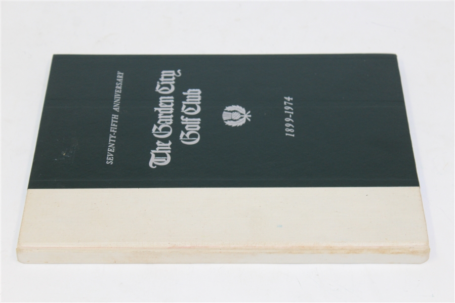 75th Anniversary 'The Garden City Golf Club' Book - Inscription & Personal Library Stamp