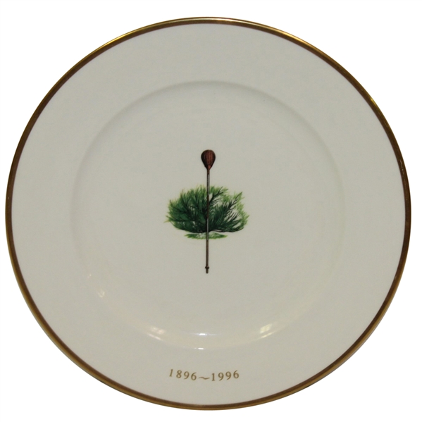 Merion Golf Club 1896-1996 Anniversary Ceramic Plate by Boehm