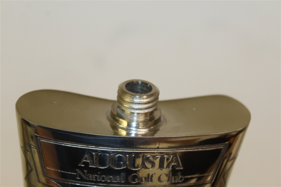 Augusta National Golf Club English Pewter Golf Flask - with Funnel - Good Condition