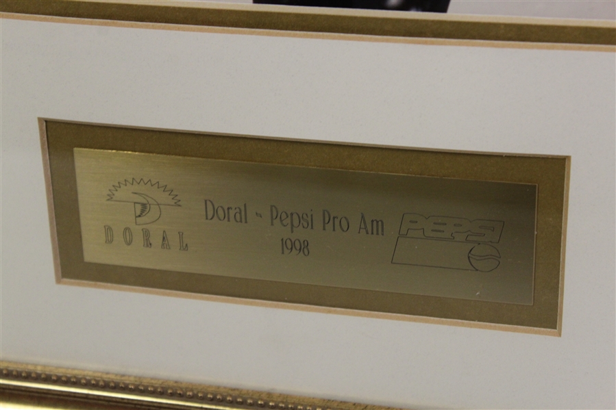 Ray Floyd Signed Photo - 1998 Doral Pepsi Pro-Am Display - Framed JSA ALOA