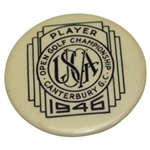 1946 US Open at Canterbury GC Contestant Pin - Lloyd Mangrum Winner