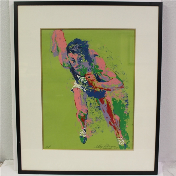 LeRoy Neiman Signed 1972 Munich Olympics Artist Proof - Framed JSA ALOA