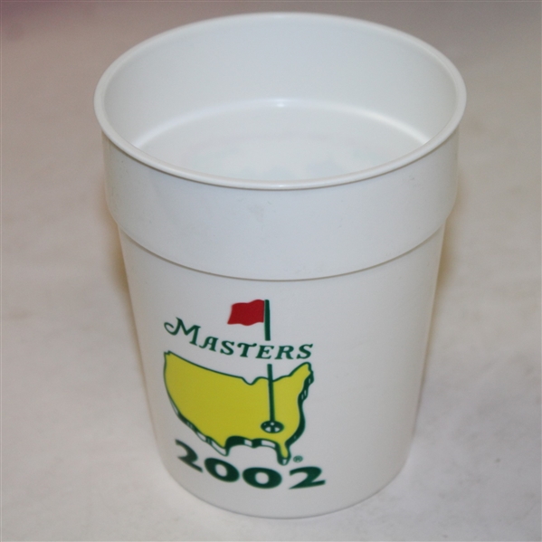 Seven 2002 Masters Course Cups with Divot Tool Set & Commemorative Pin