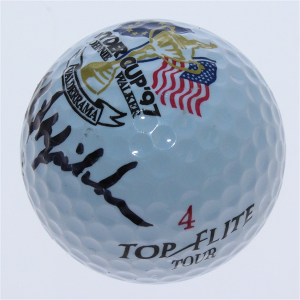 Phil Mickelson Signed 1997 Ryder Cup Logo Golf Ball FULL JSA Letter #Z39457-From Don Bobillo Collection