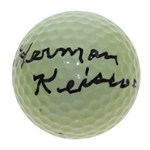 Herman Keiser Signed Hogan 4 Logo Golf Ball FULL JSA #Z39456