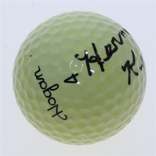 Herman Keiser Signed 'Hogan 4' Logo Golf Ball FULL JSA #Z39456