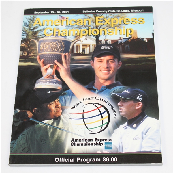 Sep. 2001 American Express Championship Program and Ticket - Canceled Event