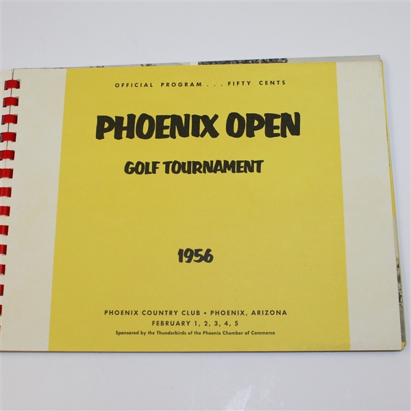 1956 The Phoenix Open Program - Cary Middlecoff Winner