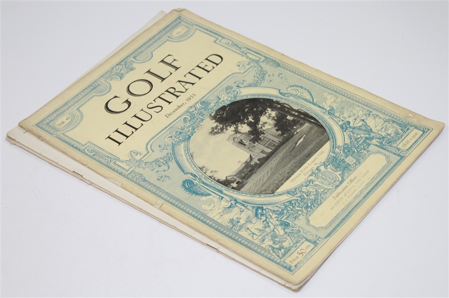 1933 November & December Golf Illustrated Magazines