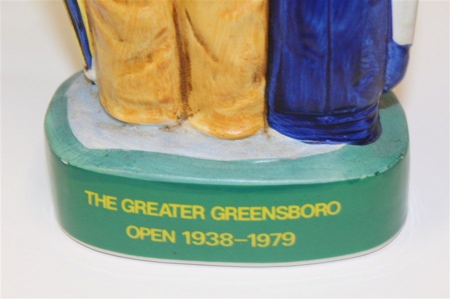 1979 Greater Greensboro Open Commemorative Porcelain Caddy Decanter