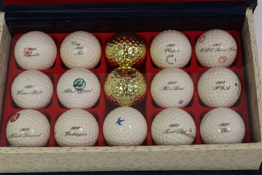 Ltd Ed. An Anthology of the Golf Ball - From Original Molds Dating 1899-1939