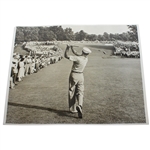 Ben Hogans Personal "His Last Original" 11x14 Picture of Historic 1-Iron Golf Shot @ 1950 U.S. Open