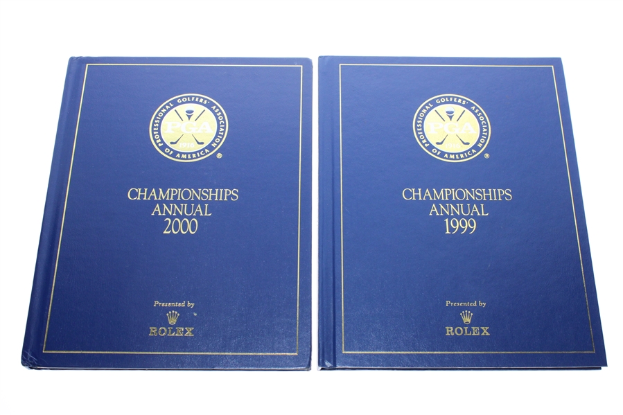 Six Championship Annuals - 4 PGA (1995-96, 1999-00) & 2 US Open (1985 & 2005)